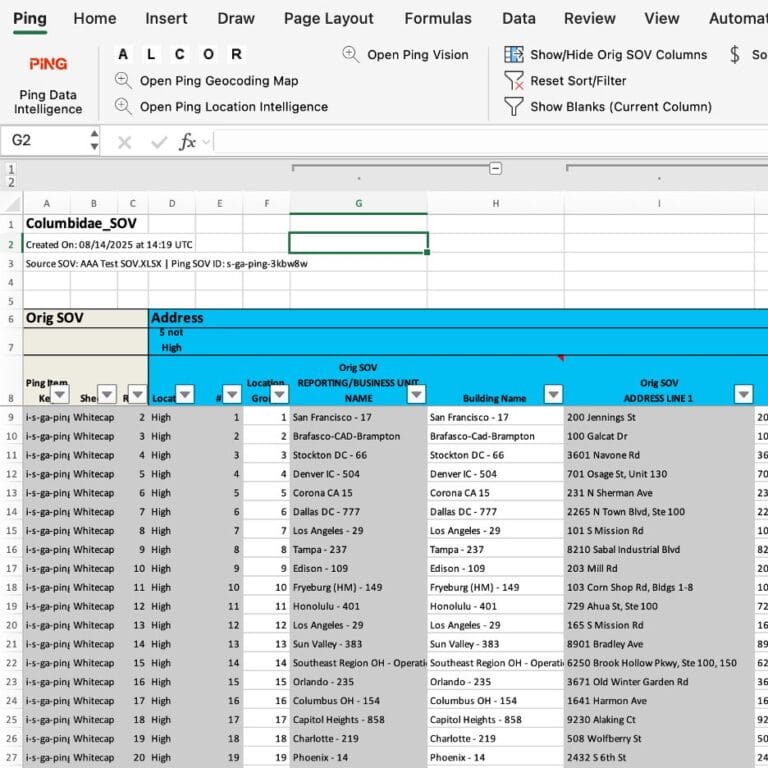Data Cleansing & Enrichment — PING.Extraction — PING